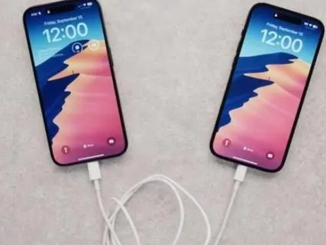 米林苹果15维修店分享iPhone15可以给安卓充电吗 